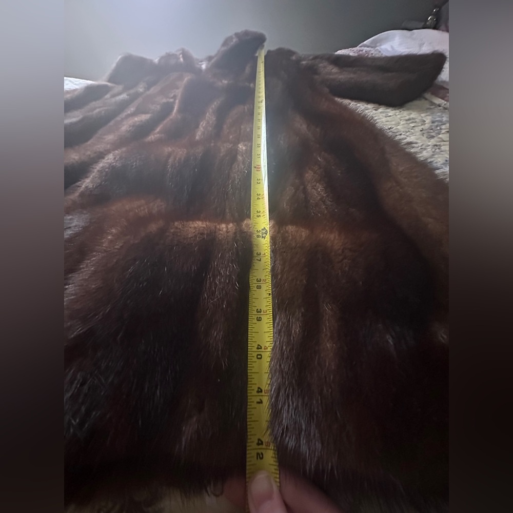 Custom Vintage 1980s Mink Fur Coat - Picture 5 of 8